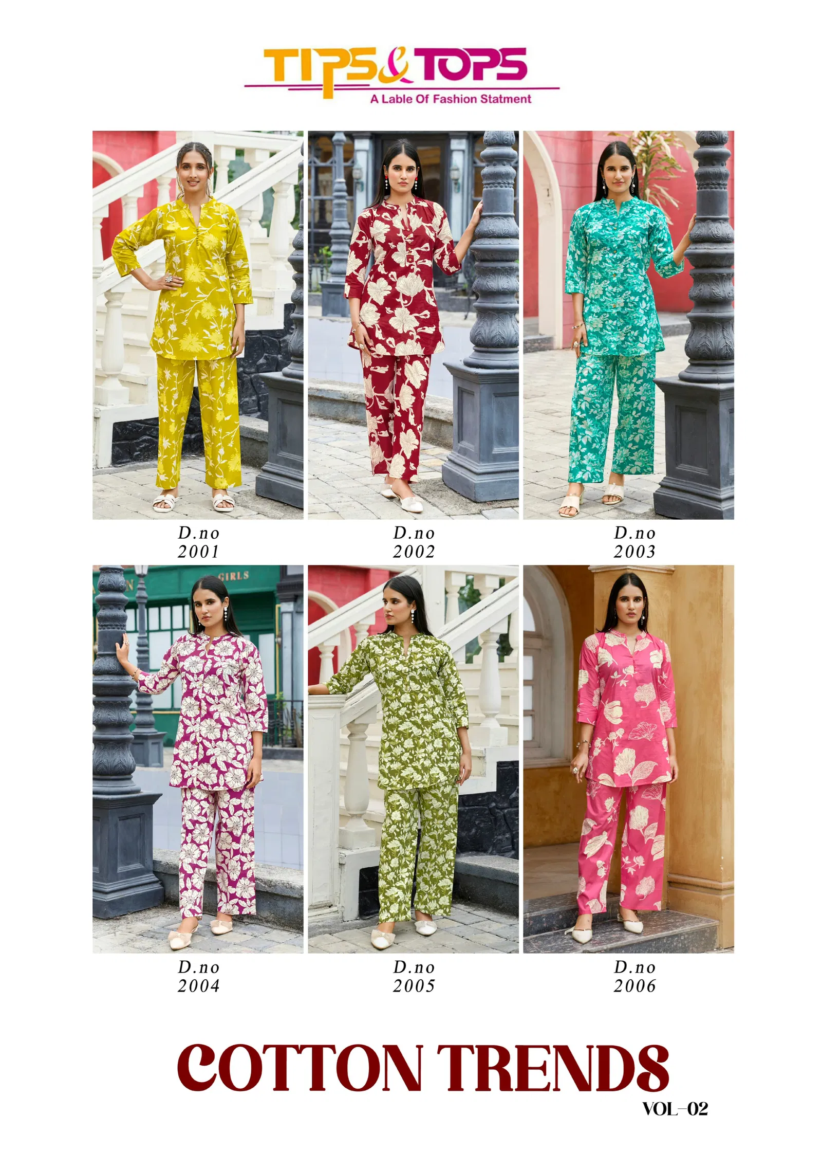 Cotton Trends Vol 02 By Tips & Tops Cotton Co Ord Set Wholesale Price In Surat